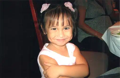 Blaker And Granet Legal Assistant Ashley Scott As A Child